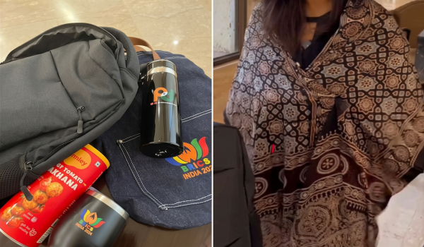 কফি-মাখানা থেকে গুজরাটি স্টোল, সাংবাদিকদের ‘ব্রিকস ব্যাগে’ এক টুকরো ভারত! Images 10000 02
